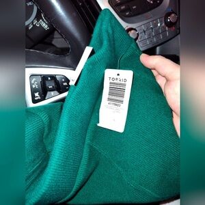 Torrid Forest Green Ribbed Leggings with Pockets Size 18